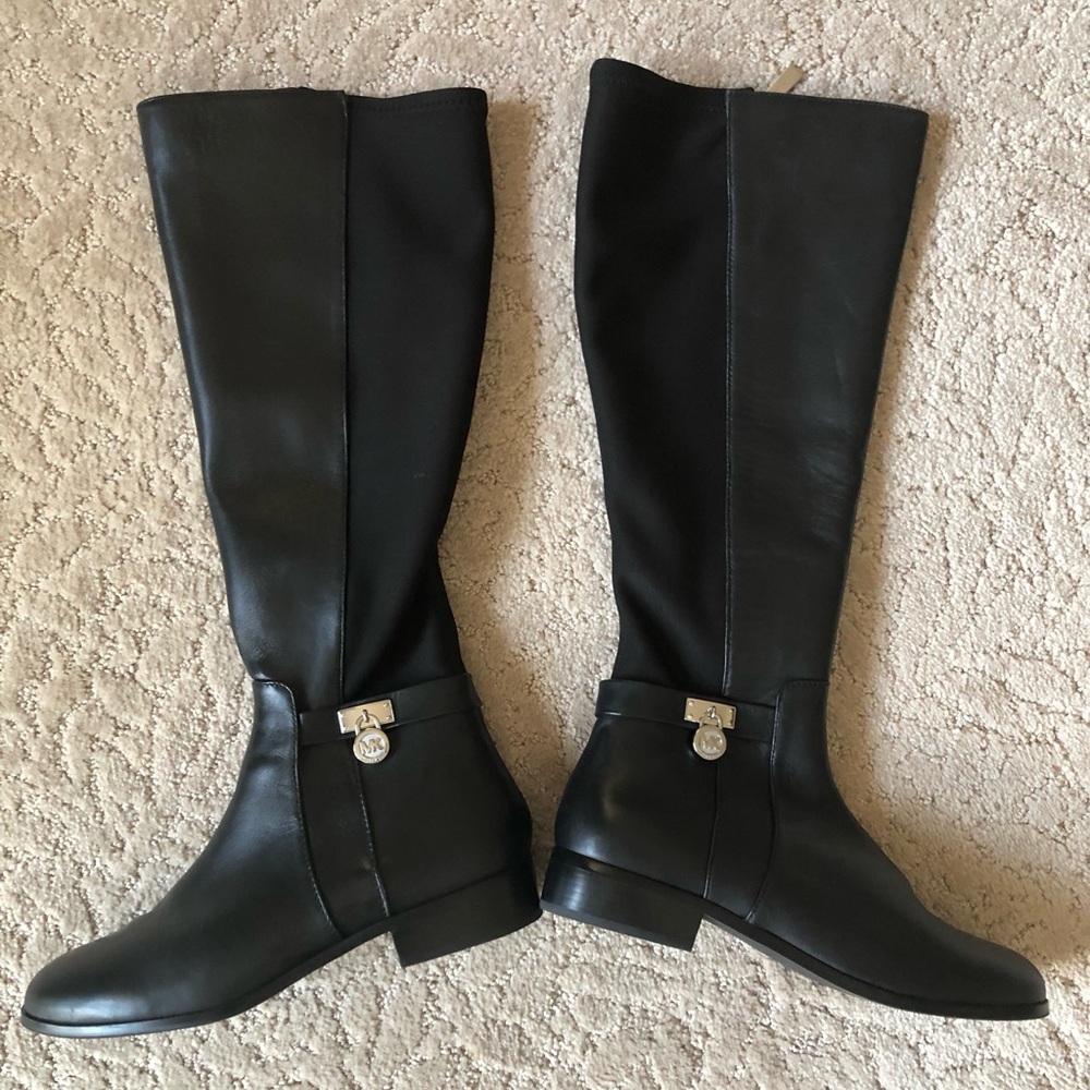 Michael Kors, leather high top boots, women’s sz9